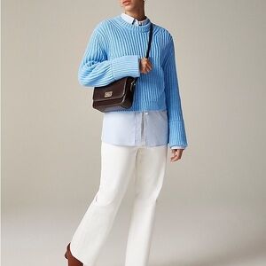 Heritage cotton fisherman crewneck sweater XXS